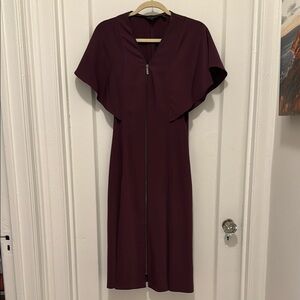 Ted Baker Zip-Front Midi Kasiane Dress
